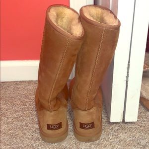 Tan UGG Women's Classic Tall Boots